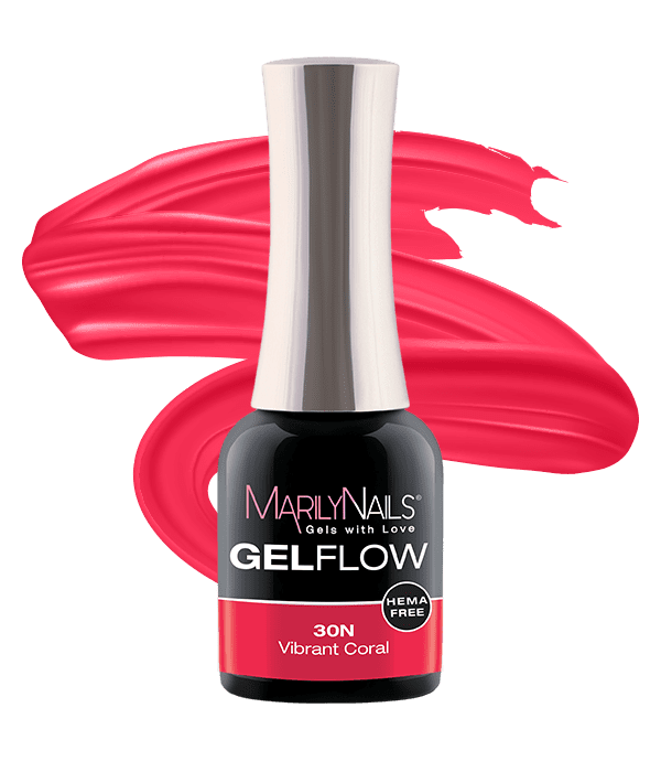 MN GelFlow - 30N 7ml (Vibrant Coral) THF - Image 3