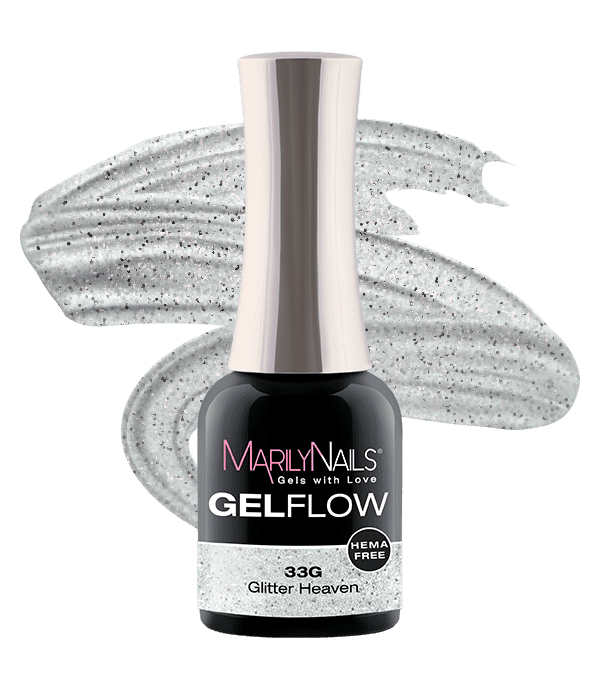 MN GelFlow - 33G 7ml (Glitter heaven) THF - Image 3