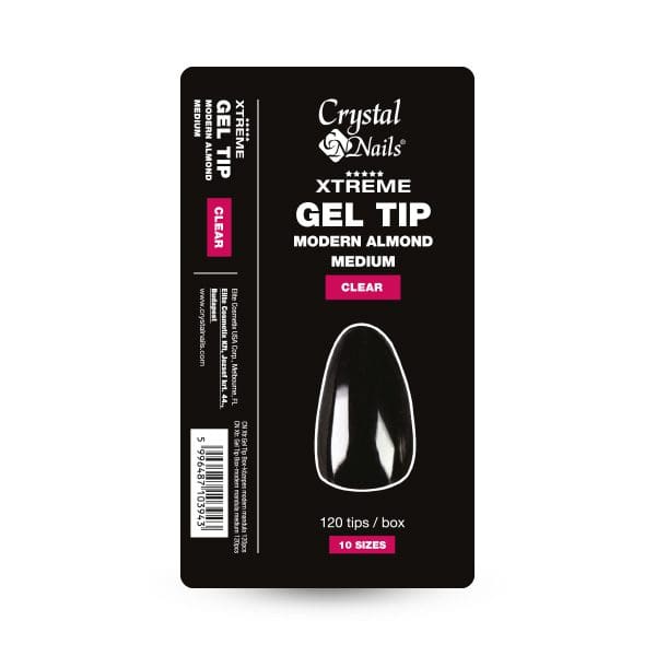 CN Xtreme Gel Tip Box - modern almond medium 120pcs