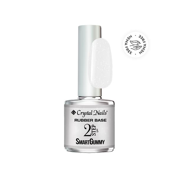 CN SmartGummy Rubber base gel - Nr48 Shimmer White 8ml THF