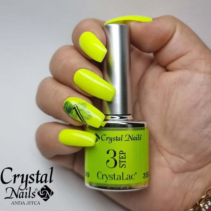 CN 3S Crystalac 8ml #039 - Shiny Neon Yellow TF - Image 2