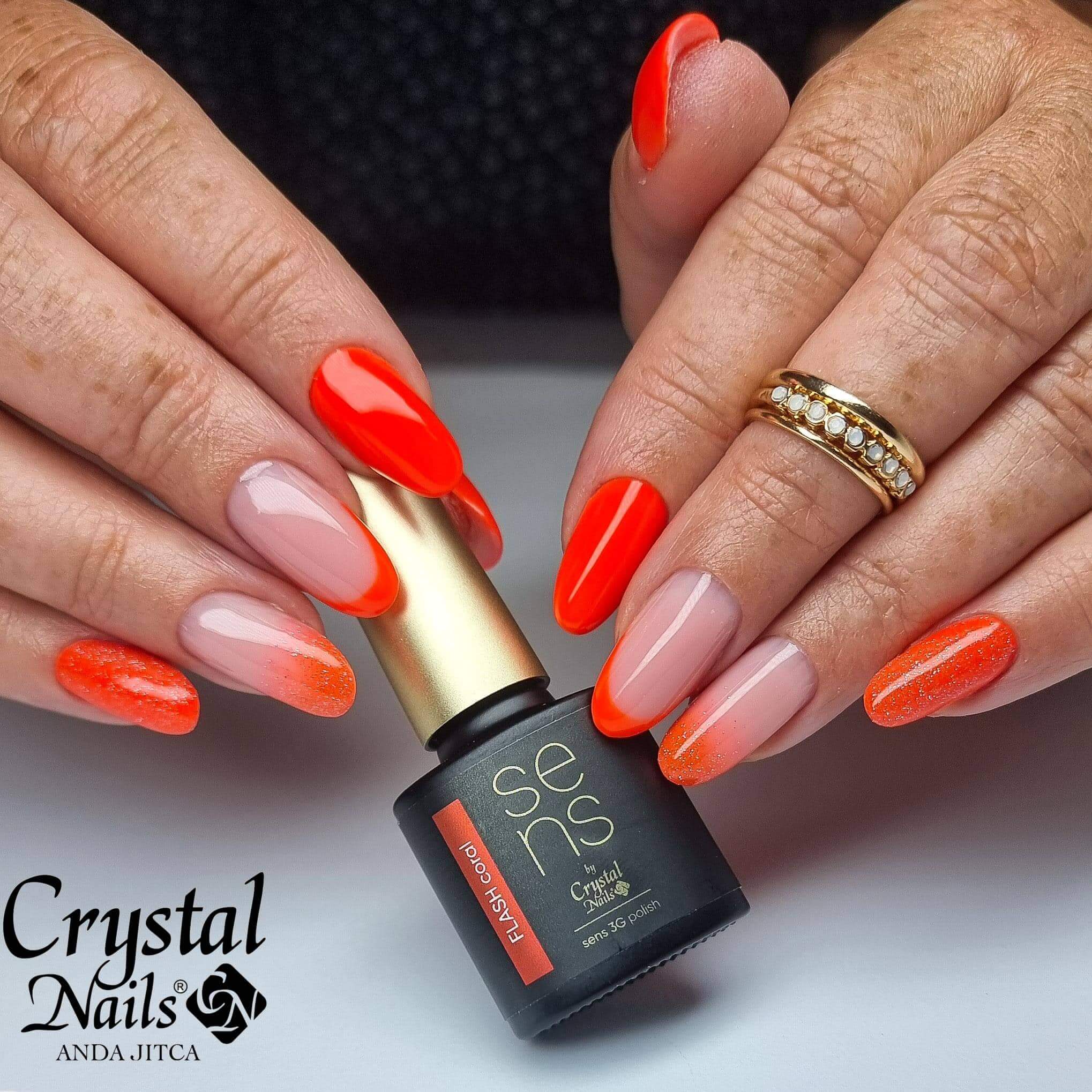 CN SENS 3G Polish - Flash Coral 4ml THF - Image 2