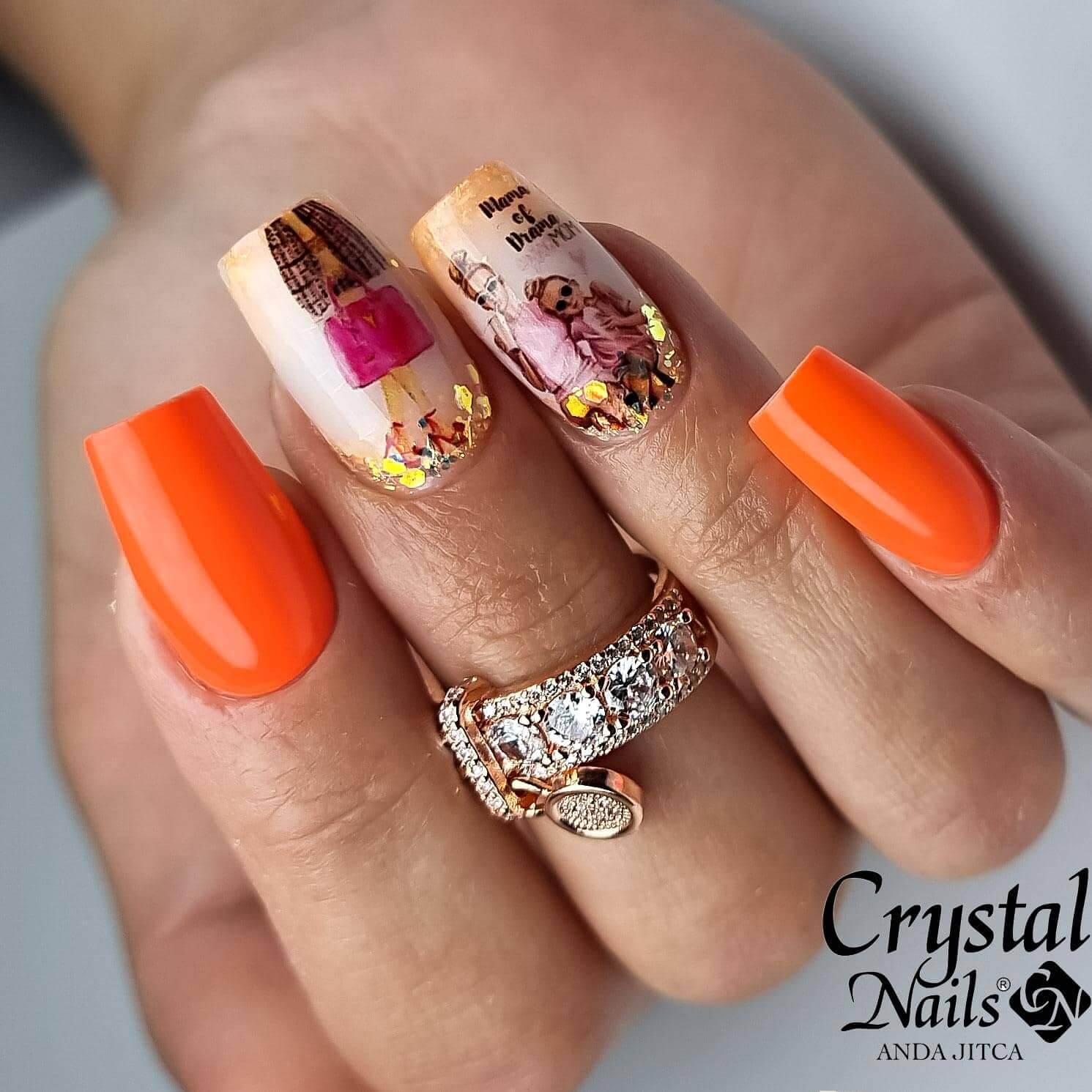 CN 3S Crystalac 8ml #170 - Coral Rose THF - Image 4