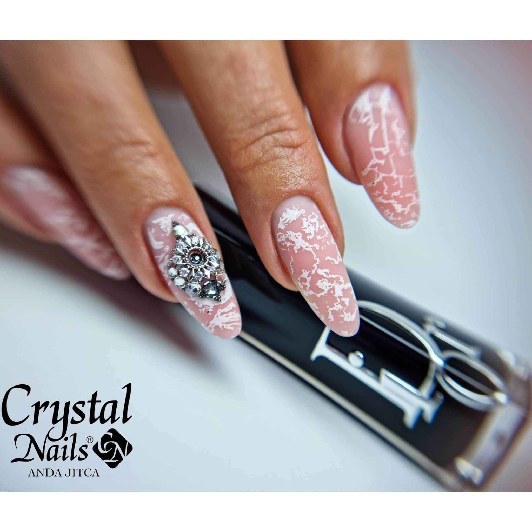 CN Stamping lacquer 4ml - white DG THF - Image 2