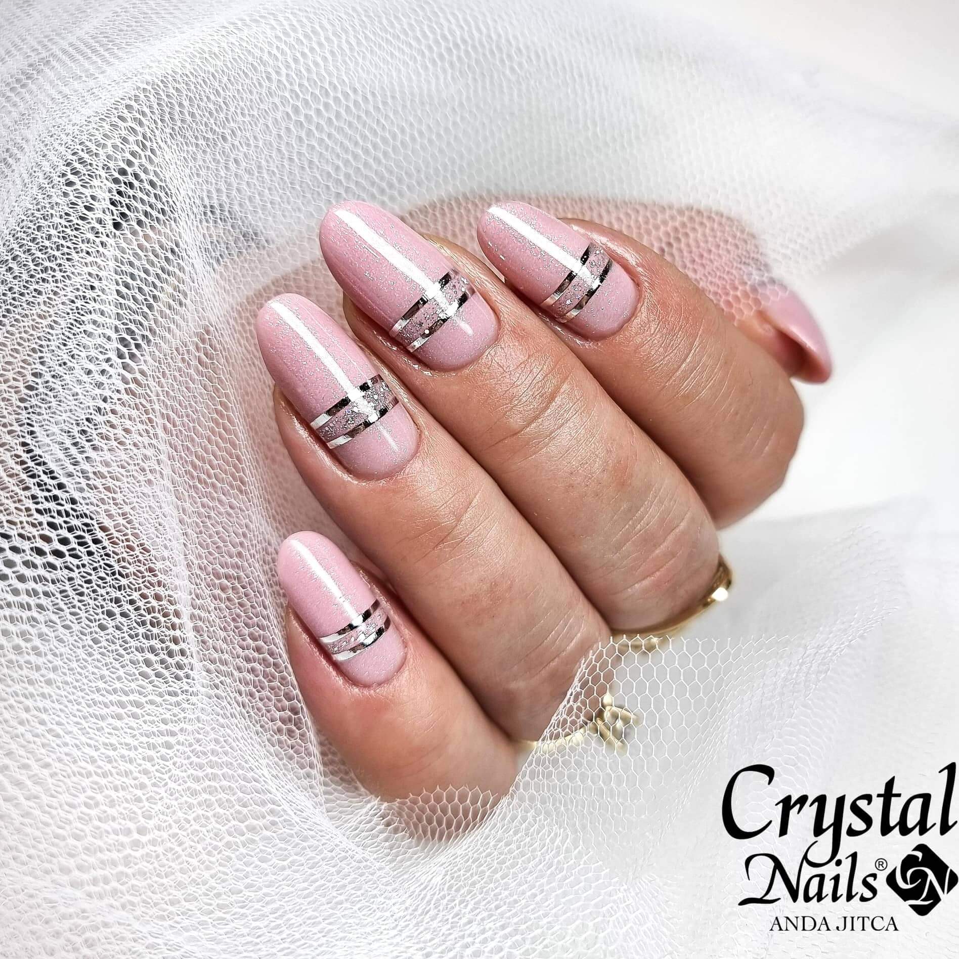 CN SmartGummy Rubber Base gel - Nr6 Shimmer rose THF - Image 2