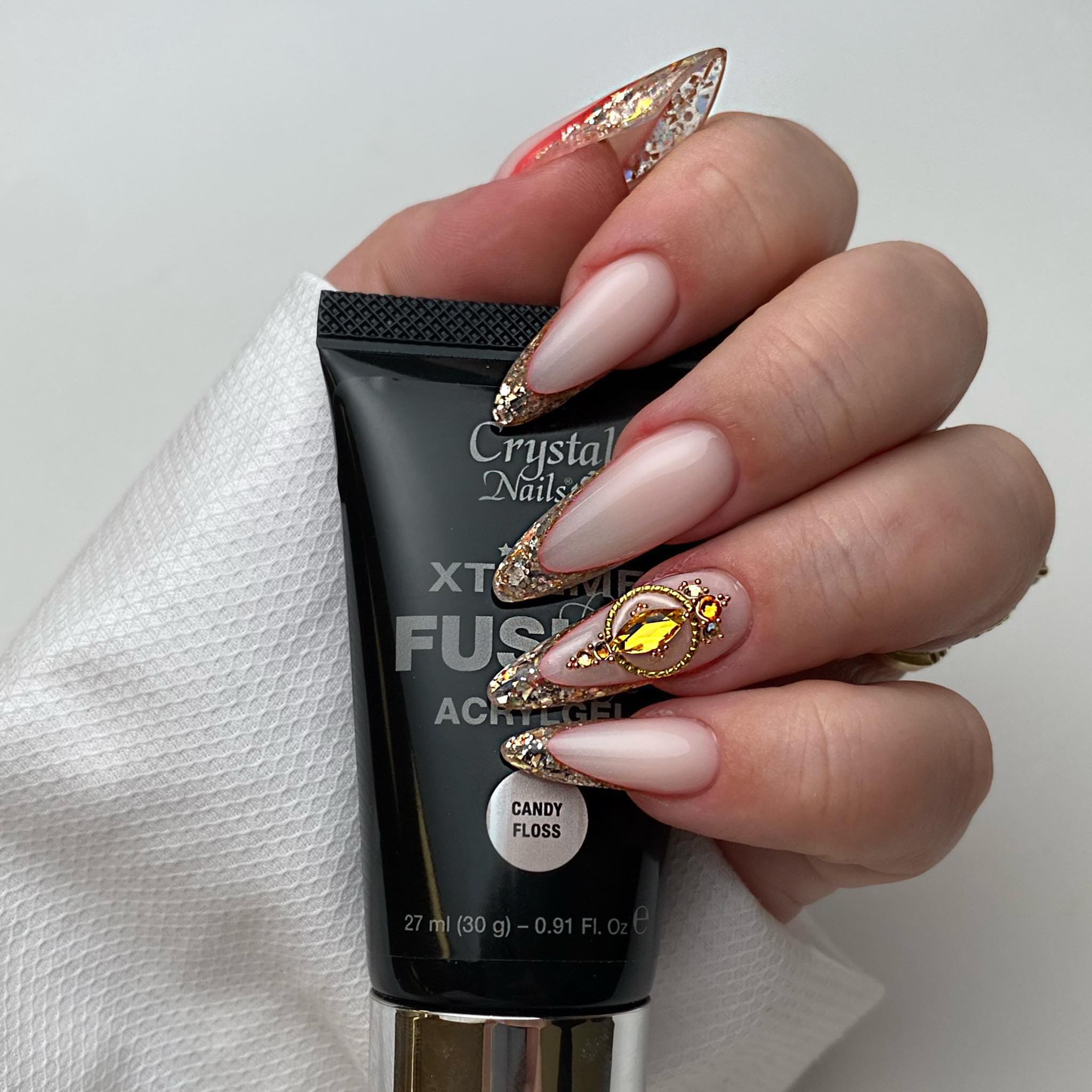 CN Xtreme Fusion AcrylGel - Candy Floss 30g THF - Image 3