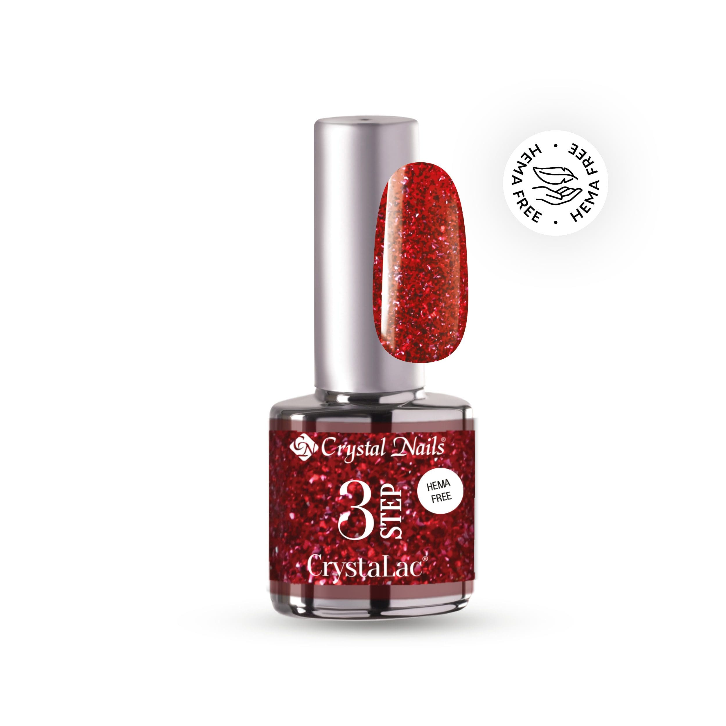 CN 3S HEMA FREE CrystaLac Christmas Red - Image 2