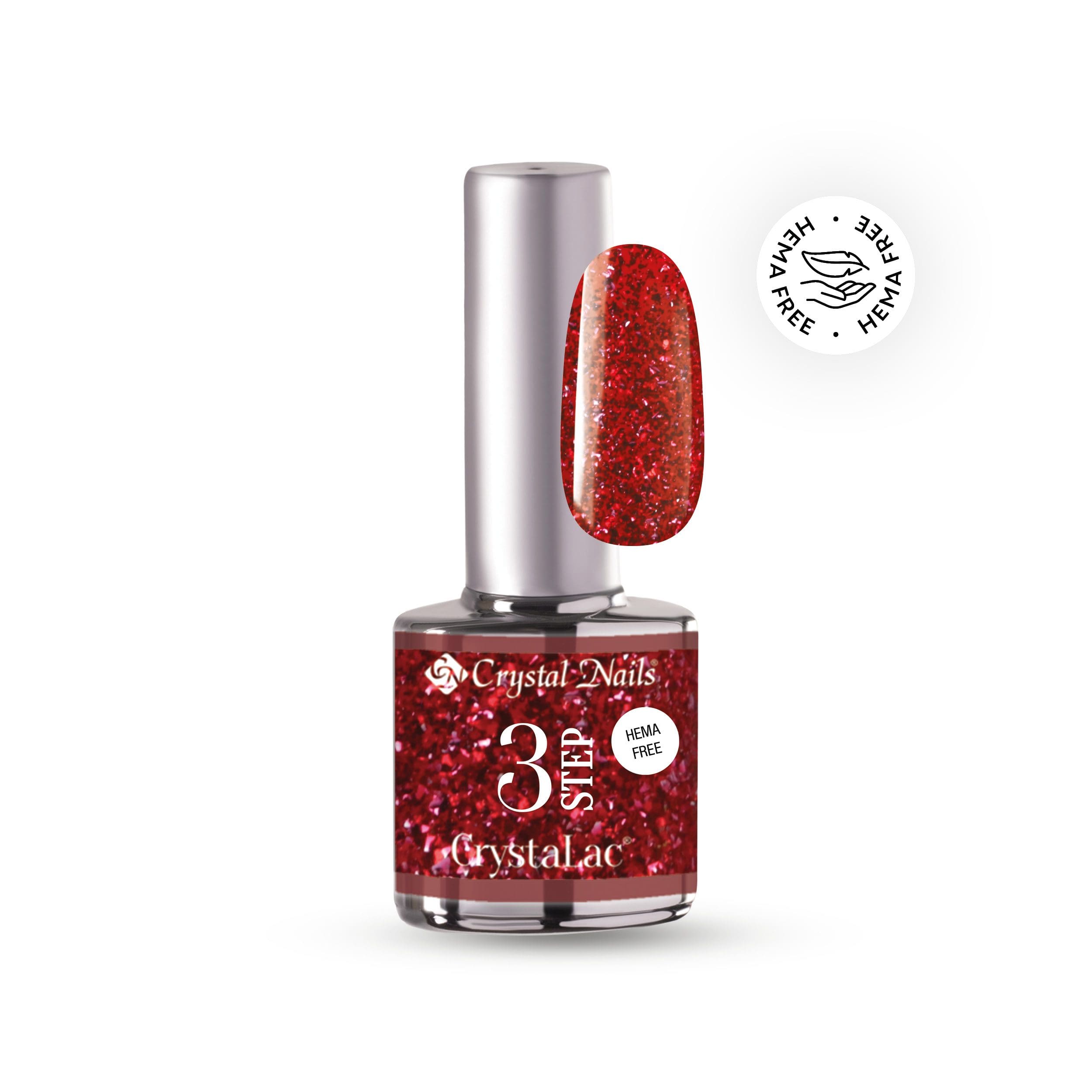 CN 3S HEMA FREE CrystaLac Christmas Red