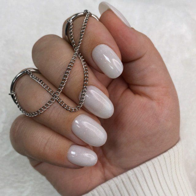 CN SmartGummy Rubber base gel - Nr48 Shimmer White 8ml THF - Image 2