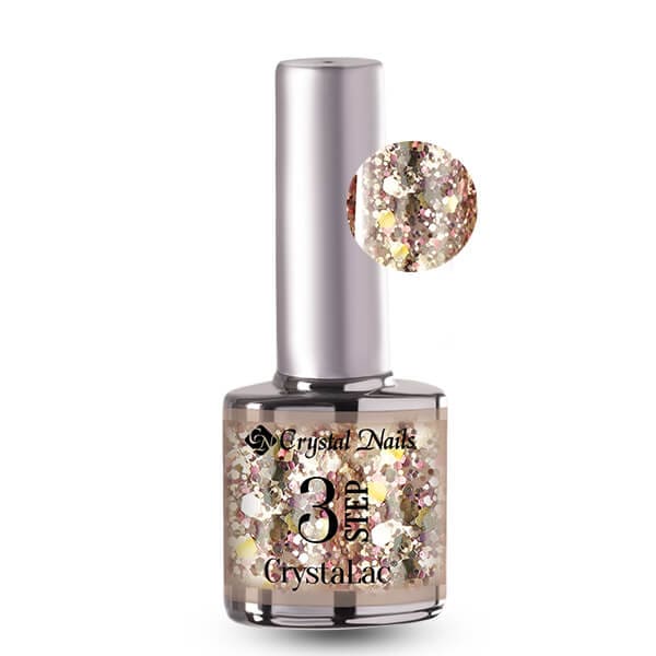 CN 3S CrystaLac 8ml #147 - Glitter gold THF - Image 2