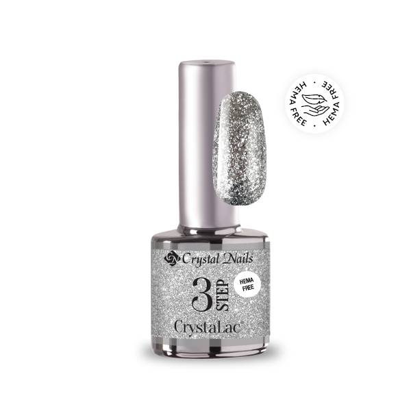 CN 3S Crystalac 8ml #206 Full Platinum - Shimmering Silver THF