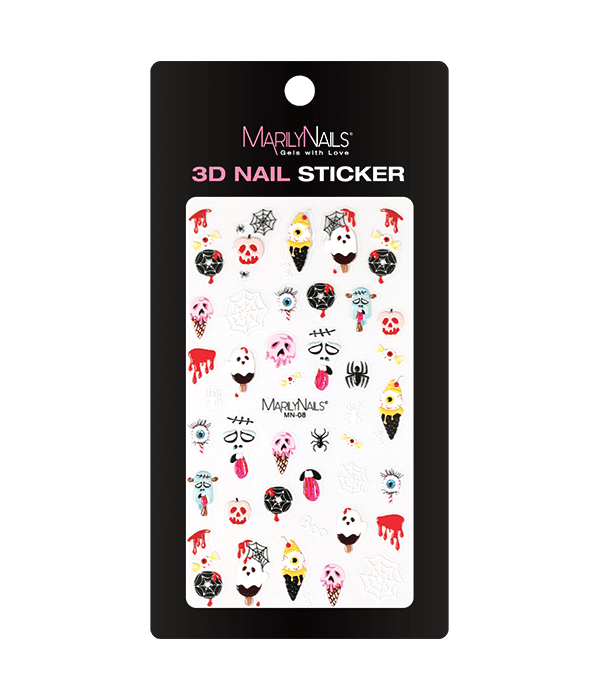 MN Nail sticker - 3D MN-08