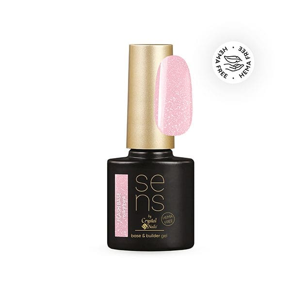 SENS FLASH base&builder gel - milky pink 10ml THF