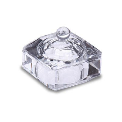 CN Glass dish with glass cover Clear