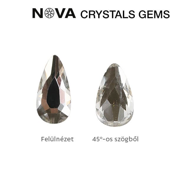 CN NOVA Crystals (10pcs) - Drop 5x3 mm Crystal