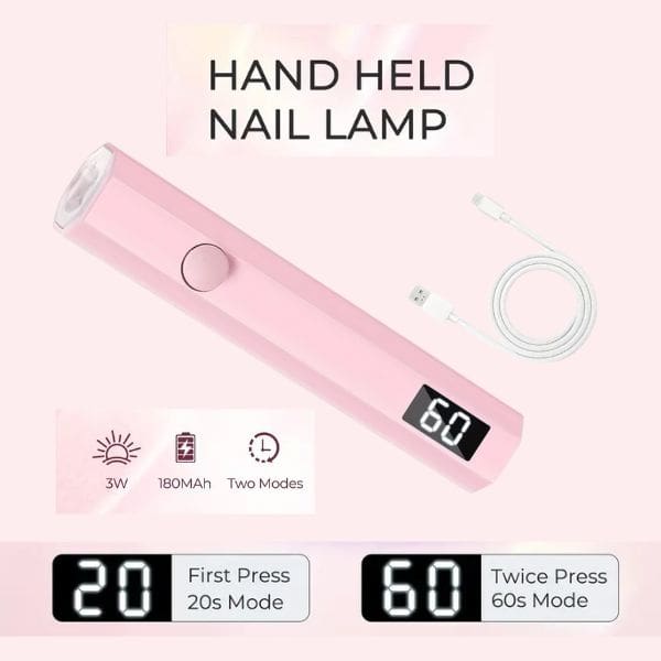 Mini Handheld UV Nail Lamp