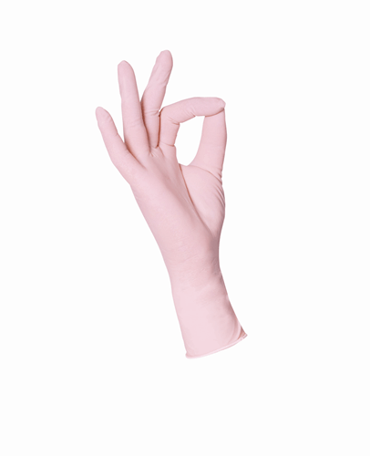 Nitril Hanskar Bleikir Medium - 100stk.