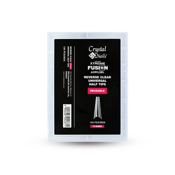 CN Xtreme Fusion AcrylGel Universal Half Reverse Tip (120pcs)
