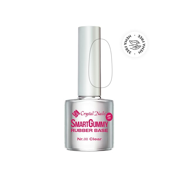 CN SmartGummy Rubber Base gel - Nr0 Clear 8ml THF