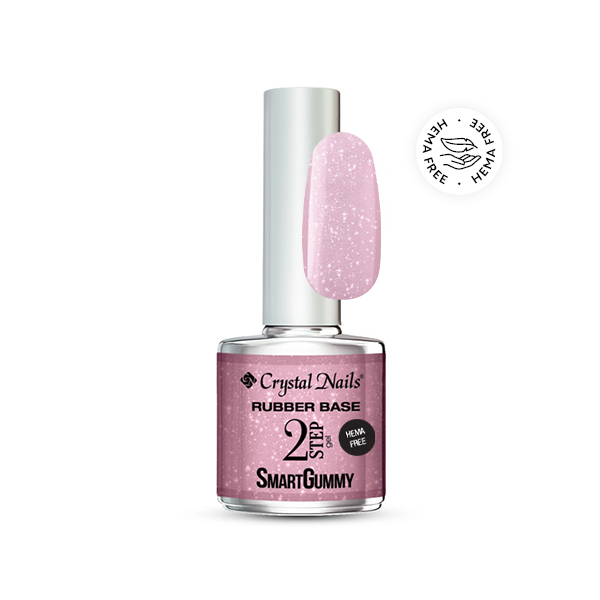 CN SmartGummy Rubber Base gel - Nr5 Shimmer Candy THF