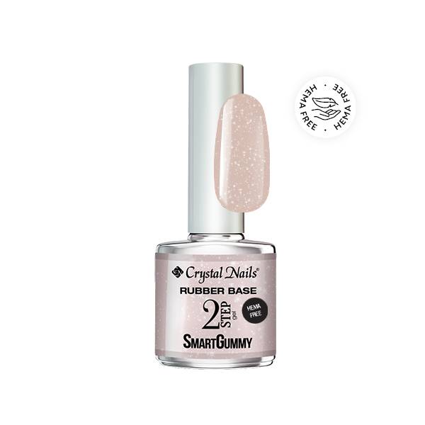 CN SmartGummy Rubber base gel - Nr49 Shimmer Ecru 8ml THF
