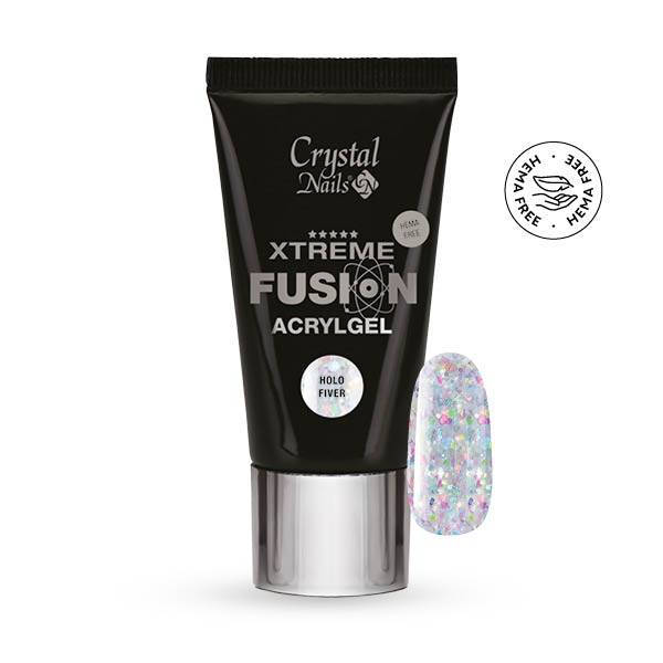 CN Xtreme Fusion AcrylGel - Holo Fiver 30g THF