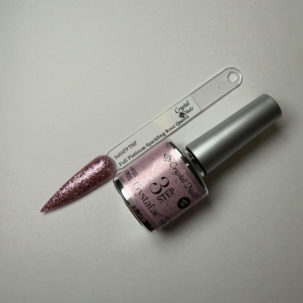 CN 3S HEMA FREE CrystaLac #05FP Full Platinum - Sparkling rose quartz - Image 2
