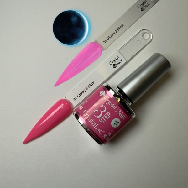 CN 3 STEP CrystaLac - HF3SG2 (4ml) - Glowy Pink THF - Image 2