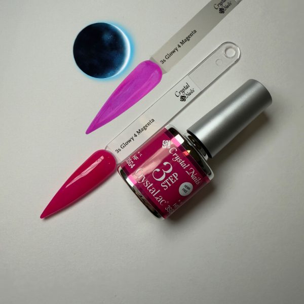 CN 3 STEP CrystaLac - HF3SG4 (4ml) - Glowy Magenta THF - Image 2