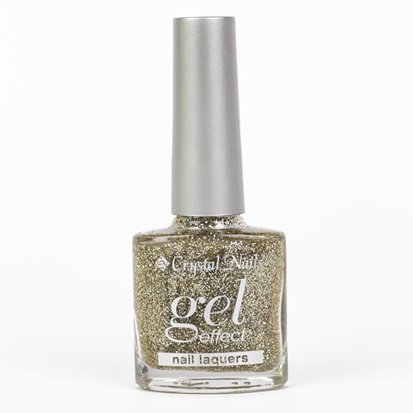Gel Effect Nail Polish 10ml #44 - Glitter Gold