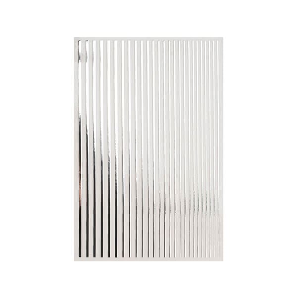 CN Magic stripes sticker SILVER