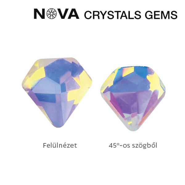 CN NOVA Crystals (10pcs) - Diamond 5 mm Aurora