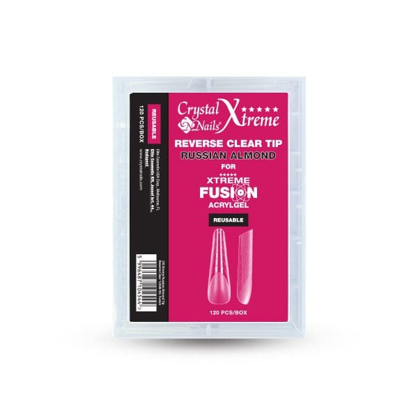 CN Xtreme Fusion AcrylGel Universal Reverse Tip (120pcs) - Russian almond