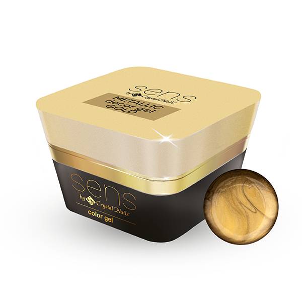 SENS METALLIC decor gel - Gold 5ml TF