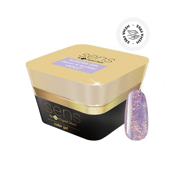 Sens Aurora decor & builder gel 5ml #03 - violet THF