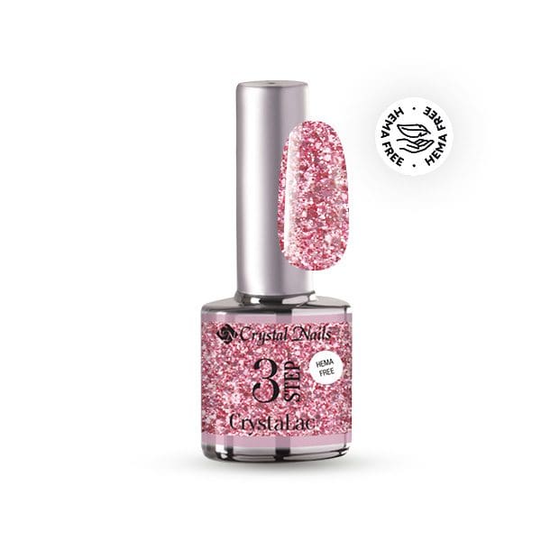 CN 3S CrystaLac 8ml #146 - Glitter pink THF