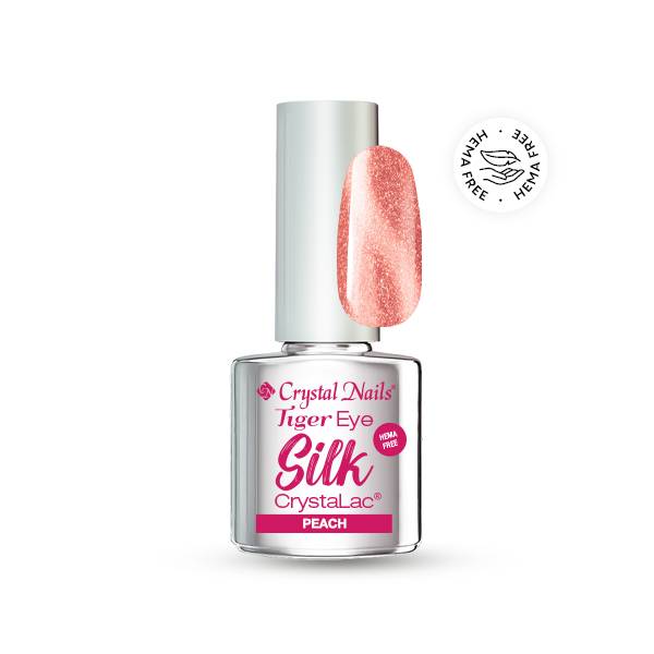 CN Crysta-lac 4ml Silk Tiger Eye #Peach THF